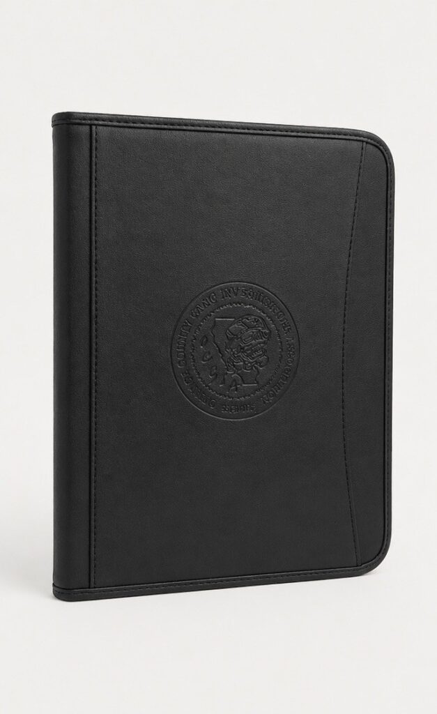 Padfolio with OCGIA Logo